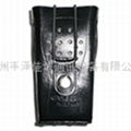 hard leather Nylon case for walkie