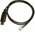 Programmablce cable for Vertex/Yeasu radio TCP--I592U 1