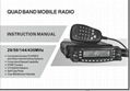 Quad Bands Mobile Radio TC-9900 9