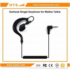 Ear hook single earphone For Two Way Radio TC-617