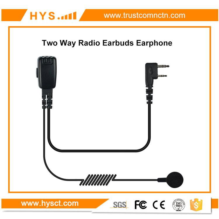 Earbud Earphone For Two Way Radio TC-303