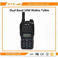 Handheld Dual band 10W Walkie Talkie 