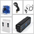 HYS Super MINI Walkie Talkie UHF 400-480 USB Supply Black with earpiece 2