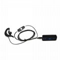 HYS Super MINI Walkie Talkie UHF 400-480 USB Supply Black with earpiece