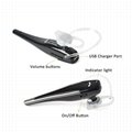 Bluetooth Acoustic Tube Earpiece Headset For Two Way Radio Baofeng Kenwood TK 