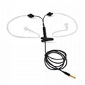  Covert Acoustic Air Tube Headphone with Microphone black