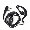 Walkie Talkie G Shape Earhook Earpiece