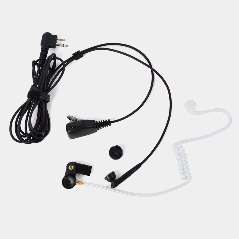 Covert Acoustic Air Tube Earpiece/InEar Headset Dual Purposewith MIC