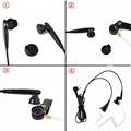 Covert Acoustic Air Tube Earpiece/In-Ear Headset Dual Purposewith MIC 