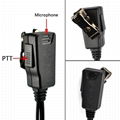 Advanced G Shape Radio Earpiece 2 Pin Walkie Talkie Headset with PTT Mic  2