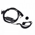 帶有VOX語音調節的耳挂式耳機Dual PTT earpiece-1