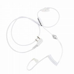 2Pin  wireless Bluetooth Earpiece with  PTT Mic