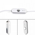 2Pin  wireless Bluetooth Earpiece with  PTT Mic 