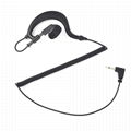 2.5mm RECEIVER/Listen Only Earphone G Shape Soft Flexible Earpiece