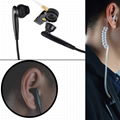 Surveillance Headset Earpiece PTT Mic with Extra Acoustic Tube Earpiece KHYS02-M 4