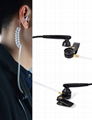 Surveillance Headset Earpiece PTT Mic with Extra Acoustic Tube Earpiece KHYS02-M