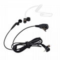 Surveillance Headset Earpiece PTT Mic