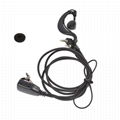 Ham Radio Earphone Headset PTT Mic Police Earpiece 888S 3