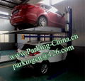 Car Parking Lift 2 post elevator family double garage parking at basement 3