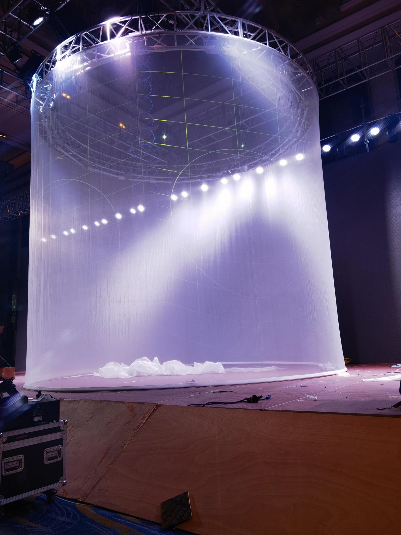 全息纱幕全息舞台3d全息投影 1