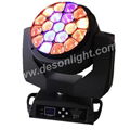 19x15w K10 zoom LED big bee eyes wash moving head beam light LM-1915B 3