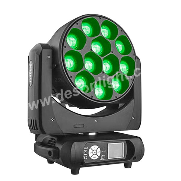 high power 12x40w wash zoom led moving head LM-1240 5