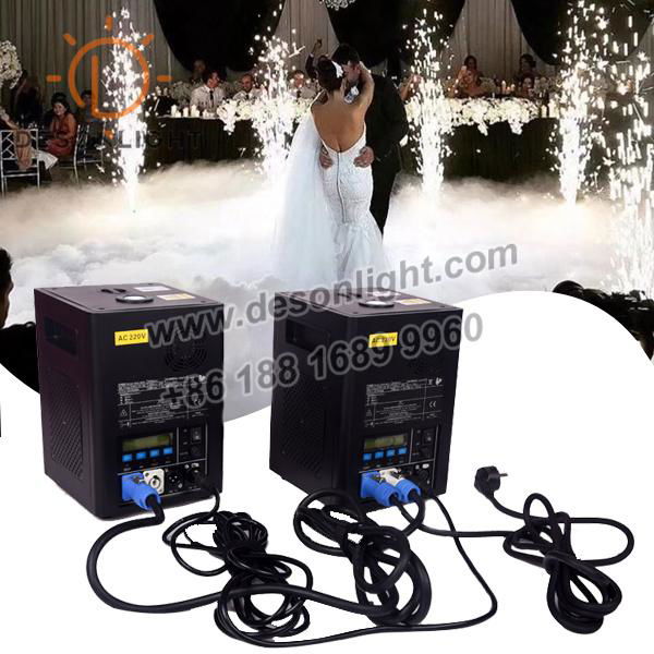 Mini Cold Flame Fireworks Sparkular Electronic waterfall LD-077E 2