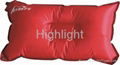 PVC inflatable foam pillow for camping