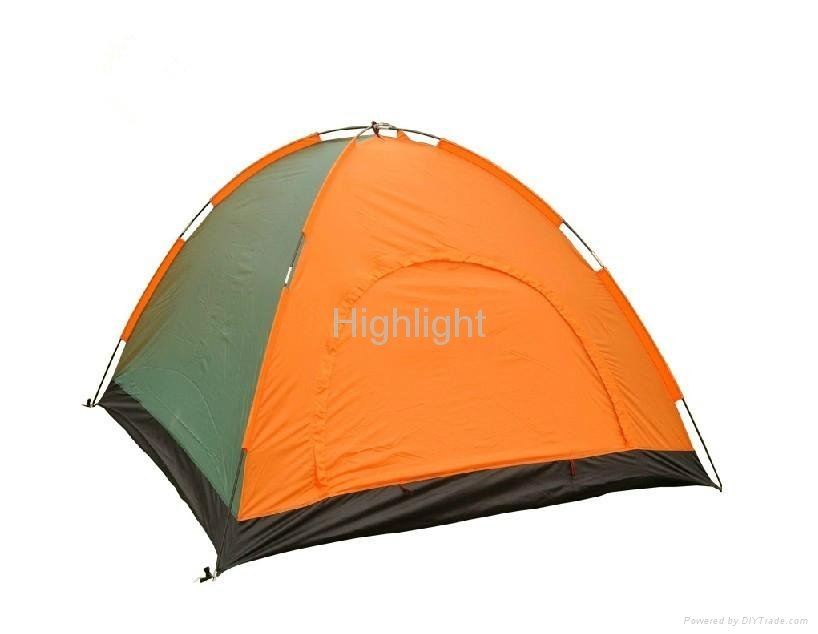 Outdoor 3~4 person double layer waterproof camping tent 2