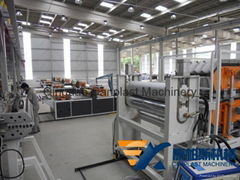 PVC glazed tile production line