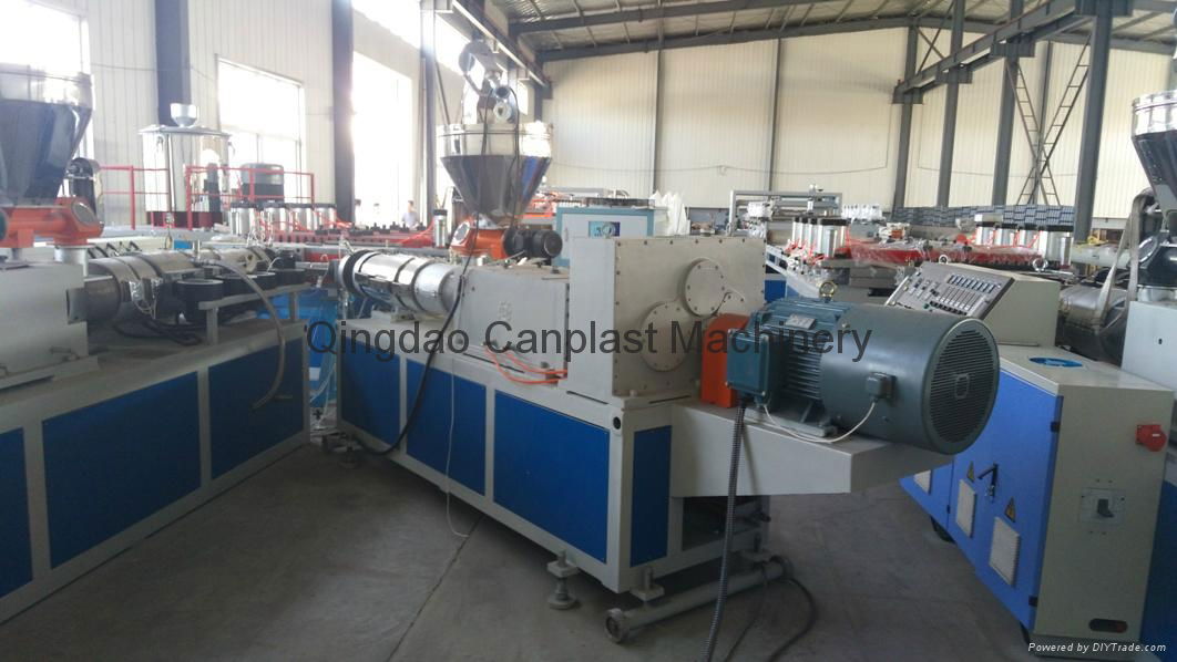 PVC glazed tile production line 5