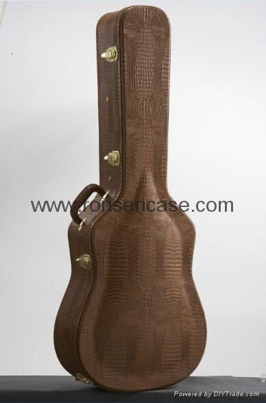 Acoustic PVC guitar case ,wodoen acoustic guitar bag 5