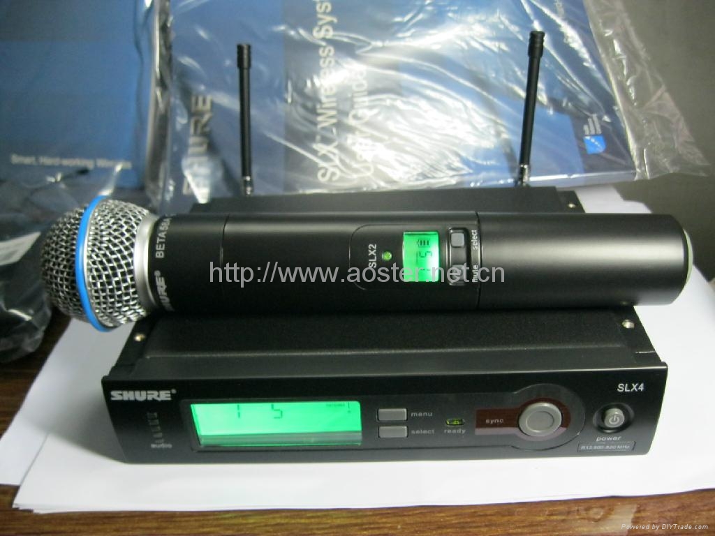 Shure Wireless Microphone SLX24/BETA58 - China - Manufacturer - Shure Wireless Microphone SLX24/BETA58 - China - Manufacturer -