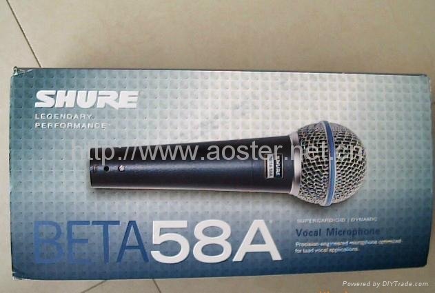Shure BETA 58A - Dynamic Microphone Exporting Version 1:1 Top 5