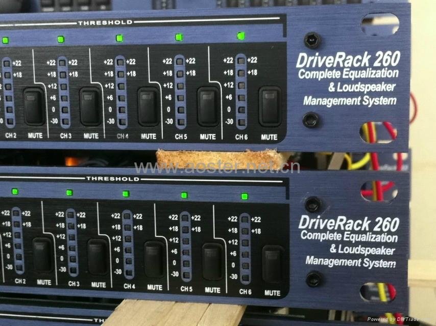 DBX Drive Rack 260/Exporting Version Speaker management 4