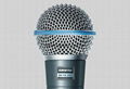 Shure BETA 58A - Dynamic Microphone Exporting Version 1:1 Top 2