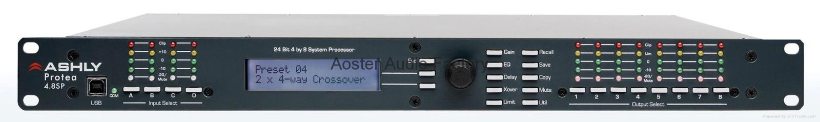 Ashly 4.8SP Loudspeaker Management System/4 Input,8Output