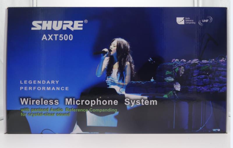 SHURE AXT500 Dual Wireless Microphone(650-699mhz) 3