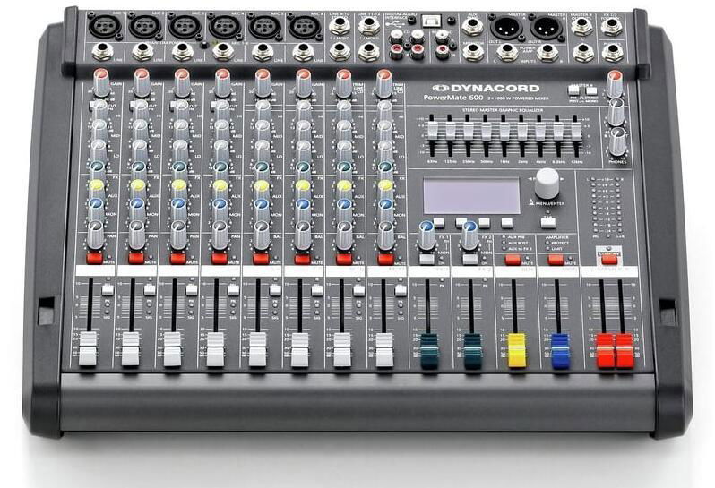Dynacord PowerMate 600-3 Powered Mixer (4CH Mono+2CH Stereo) 2