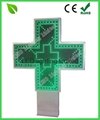 LED Green color cross sign display 3