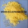 Anion resin for anionic metal