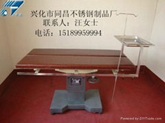 DWV-type I animal operating table