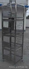 Four layers of stainless steel pet cage