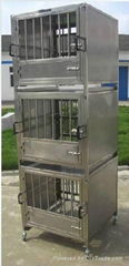 Two layers of stainless steel pet cage