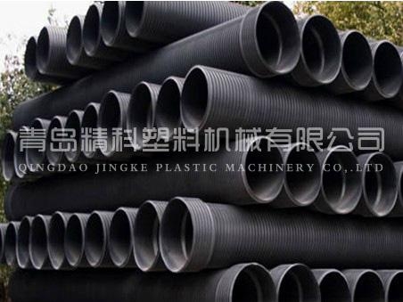 HDPE大口径双平壁塑钢缠绕管设备 3