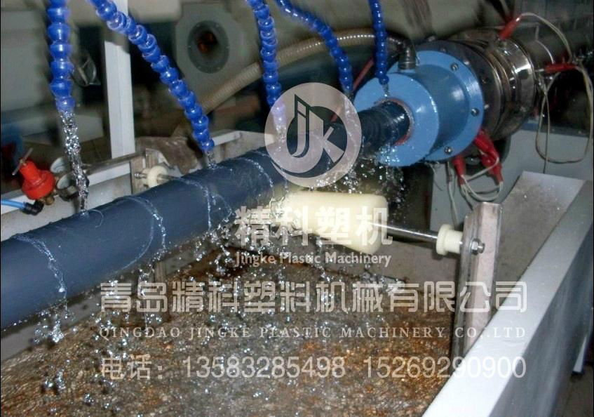 3 PE big straight buried insulating pipe production line 3