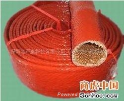 供應防火絕緣纖維硅膠防護管