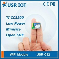 Industrial Low Power Serial TTL to Wifi Module with TI CC3200 Chip