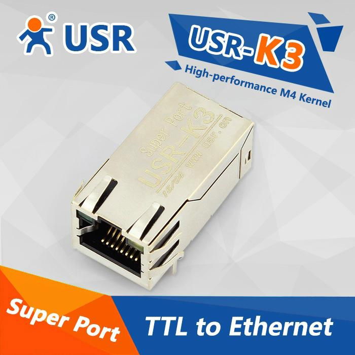 Super Port Serial TTL UART to Ethernet Module with Cortex M4 Kernel