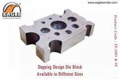 Dapping desing die block